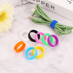 5/10/20Pcs Silicone Rubber Bands Rubber Bands Rings Cable Ties Strong Elastic Bands Non-Slip for Cord Wrapping Bag Wraps