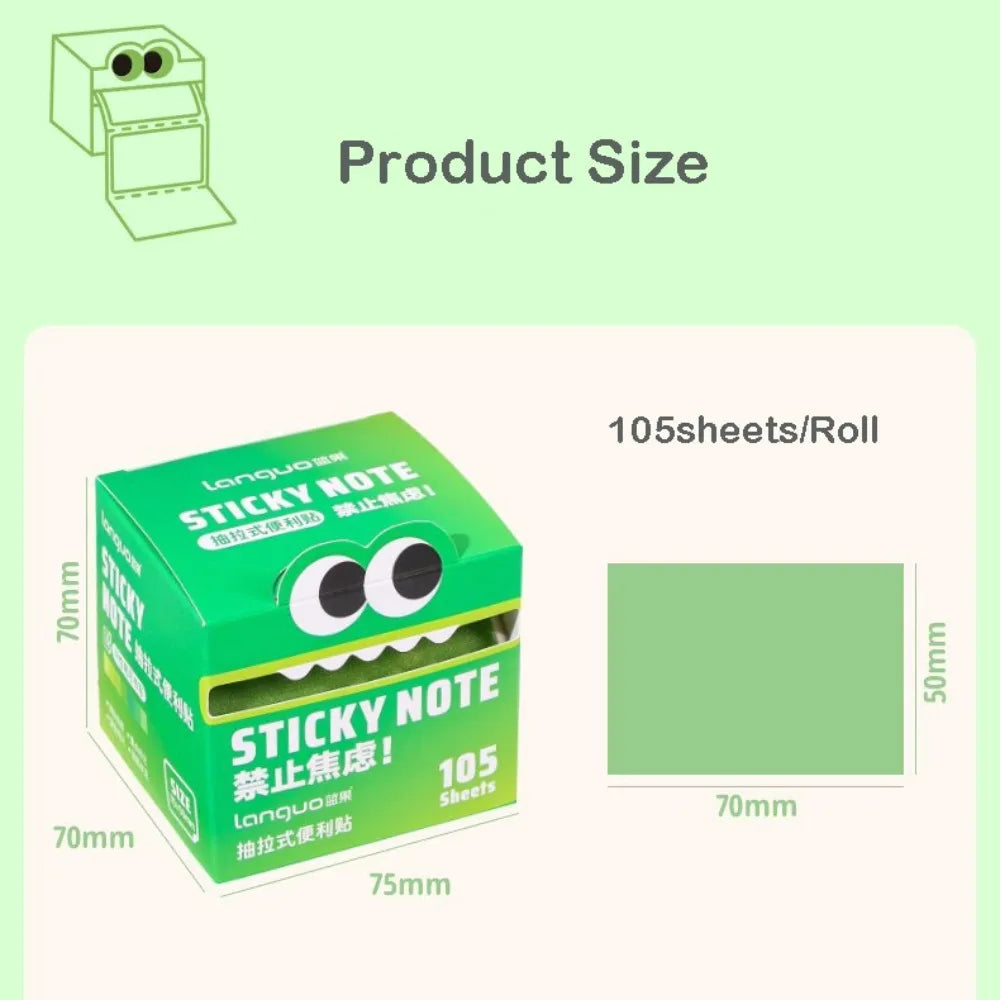 105 Sheets Cartoon Memo Pad Paper Sticky Notes Planner Sticker Paste Kawaii Papeleria Office School Supplies Korean Stationery