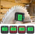 LCD Digital Angle Gauge Magnetic Protractor Inclinometer Mini Level Meter 360 Degree Angle Finder Goniometer for Decoration