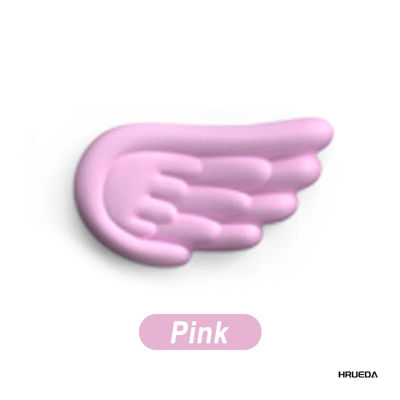 Mousepad Ergonomic Angel Keyboard Wrist Rest and Mouse Pad Set Reduce Wrist Pain for Office and Gaming Use Angel Wing, Memory Fo