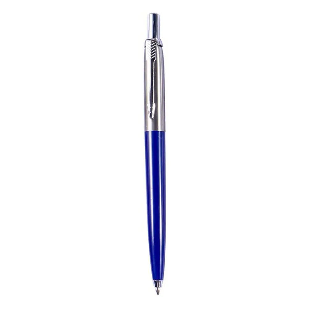 Metal Ballpoint Pen Press Tyle Business Fountain Pen with Blue/Black Ink Refill Students Gift Neutral Pen School Office Supplies
