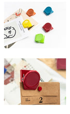 1pcs Mini Magnet Clamp Multi Color Magnetic Paper Clip for Fridge File Index Photo Memo Office School A7127