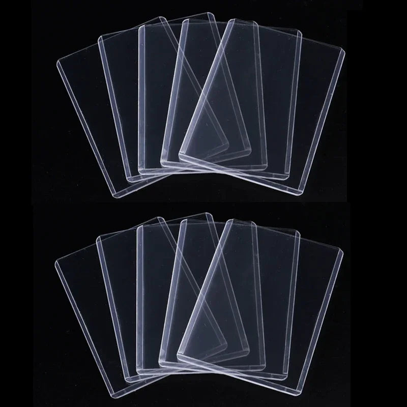 1-10Pcs Waterproof Transparent Card Cover Rigid Plastic Bus Card Holder Case Business Credit Cards Bank ID Card Sleeve Protect