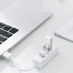 Multi USB 2.0 Hub USB Splitter Power Adapter 4 Port All In One High Speed Hub for PC Windows Computer Accessories