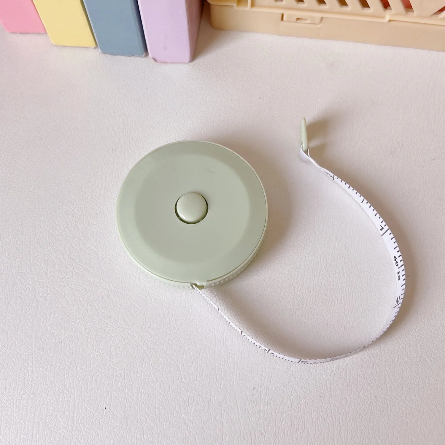 150 cm Cute Mini Soft Tape, Automatic Shrinking Tape Measure, Material Tape Measure, Plastic Tape Measure
