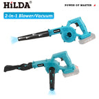 HILDA Electric Air Blower Cordless Power Tools Garden Vacuum Cleaner Dust Computer Collector Handheld for Makita Battery