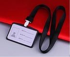 Aluminum Alloy Card Cover Case Women Men Work Name Bank ID Card Holders Business Badge Case Credit Card Badge Case Bag Pouch