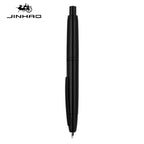 JINHAO 10 Press Fountain Pen Retractable EF/F Nib Metal With Clip Writing Ink Pen Converter School Supplies Stationery PK A1 A2