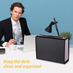 Accordian File Folder Organizer 24 Pockets Expanding File Case with Cover A4 Letter Size Document Organizer for Office School