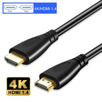 QGEEM HDMI-Compatible Cable HDMI to HDMI 2.0 Cable 4K for Xiaomi Projector Nintend Switch PS4 Television TVBox xbox Cable HDMI
