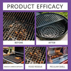 JAKEHOE 120ml Barbecue Rack Cleaner Powerful Cleaning Stubborn Grease Removes Carbon Deposits Safe Formula No Damage for Grill