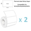 50x30mm Waterproof Fade Resistant Thermal Labels for M110 Printer, Self-Adhesive Stickers for Address, Shipping & Retail Shelf