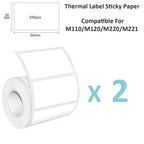 50x30mm Waterproof Fade Resistant Thermal Labels for M110 Printer, Self-Adhesive Stickers for Address, Shipping & Retail Shelf