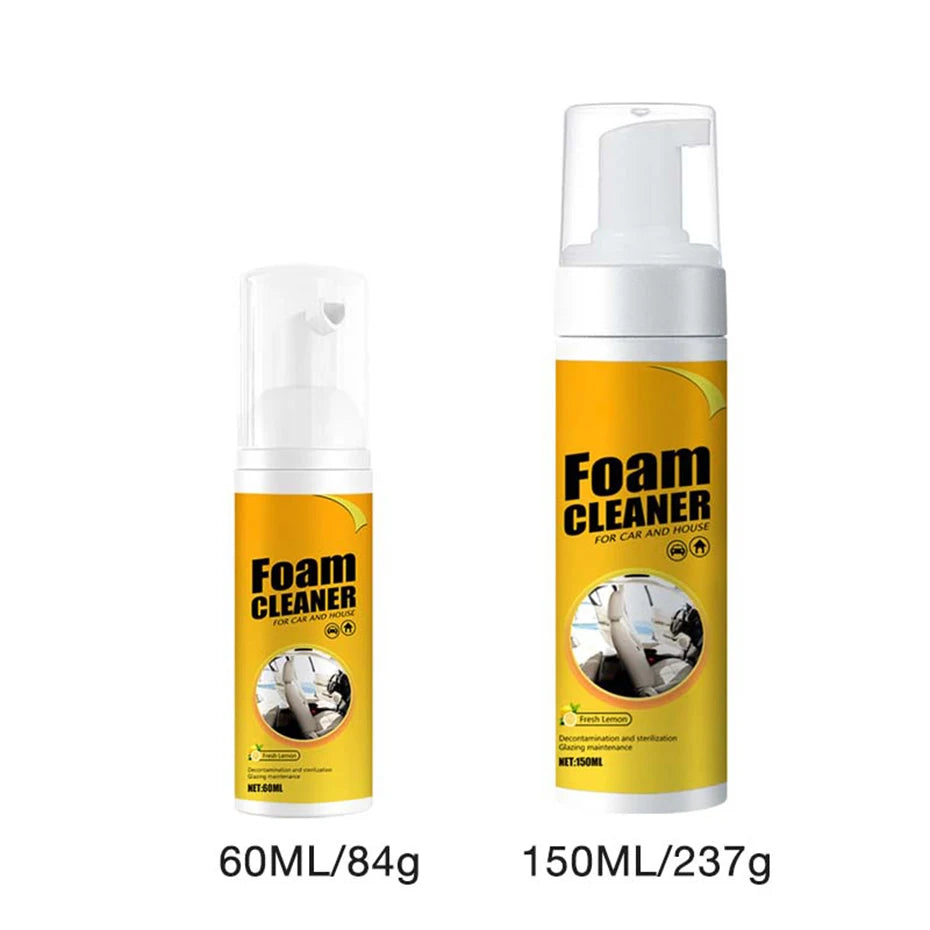 SEAMETAL 150/60ml Multi-purpose Foam Cleaner Spray Car Home Interior Cleaner Foam Spray Anti-Aging Protection for Car Accessorie