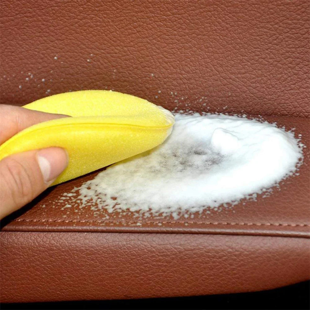 10Pcs Round Car Waxing Polish Wax Foam Sponge High Density Applicator Pads Cleaning Sponge Auto Detail Washing Car Cleaning Tool