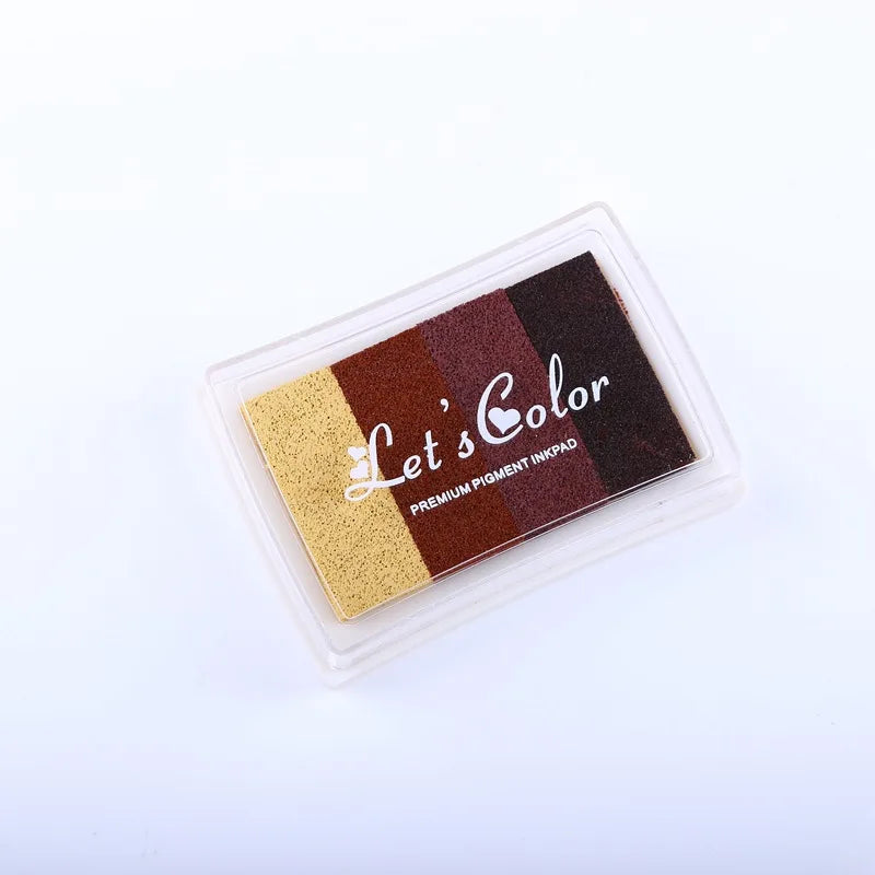 Ink Pad Ink Stamp Pad for DIY Craft Rubber Self Inking Roller Stamps Stationery Album for Scrapbooking Paper Decoration