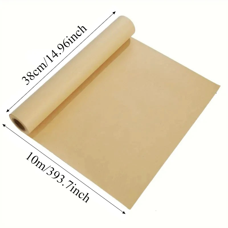 5/10M Brown Kraft Paper Roll DIY Gift Wrapping Kraft Paper Roll for Painting Art Craft Gift Party Christmas Day Gift Packing