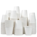 50/100PCS White Disposable Paper Cups Small Durable Bathroom Mouthwash Cups Suitable for Supermarket Tasting Beverage Containers