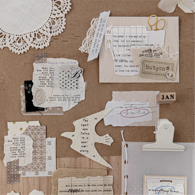20Pcs/pack Retro Hard Card Stock Paper Essential for Handmade DIY Retro-style Journal Decor Cards