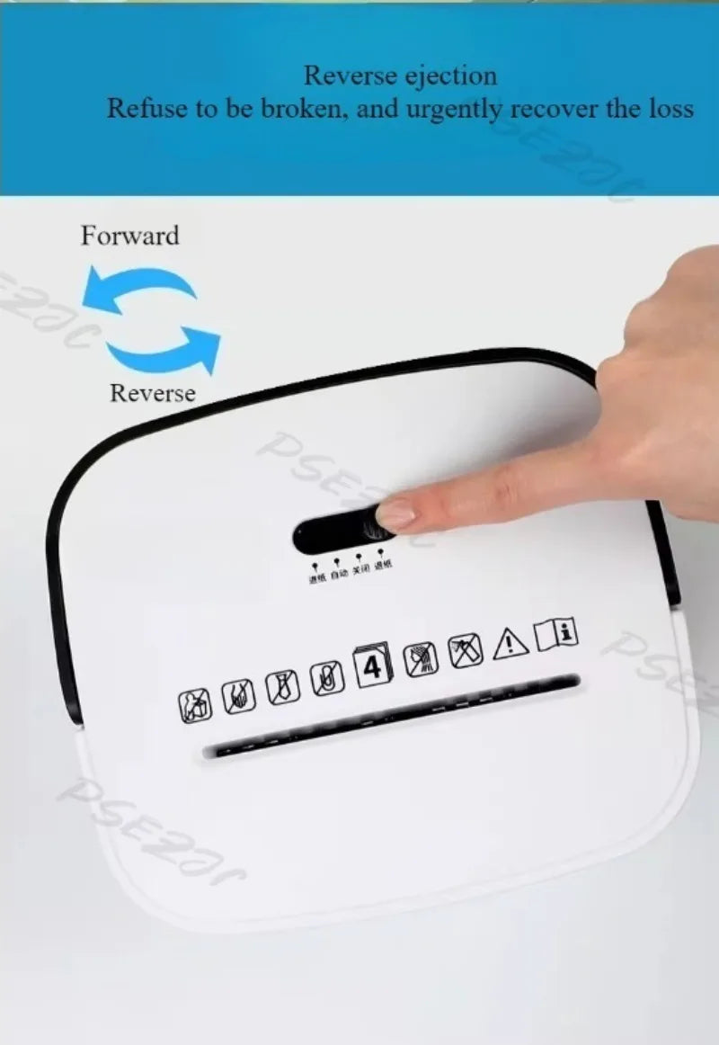 Small Electric Office Automatic Confidential Shredder for Household and Confidential Documents Shredder