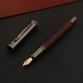 1pc wood Fountain Pen Tiger skin pattern Gun Grey Stationery Office School Supplies new ink pen