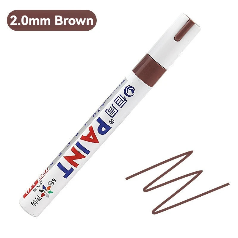 1/3/6/12 Colors Permanent Paint Marker White/Gold/silver Markers for Car Tire Tread Rubber Fabric Paint Metal Paint Marker Pens