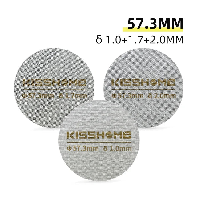 Coffee Puck Screen Reusable Heat Resistant Metal Espresso Filter Mesh For 51mm 54mm 58mm Portafilter Barista Accessories Tools