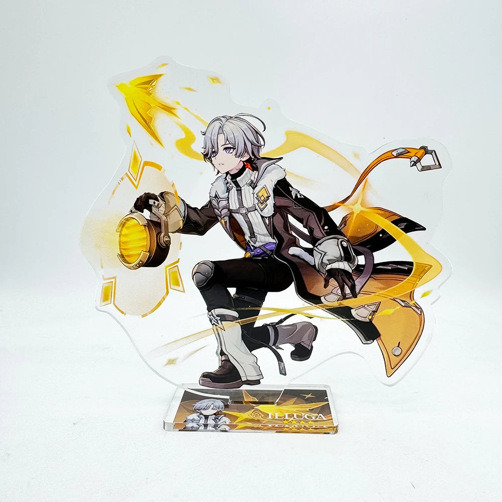 Odette Lohen Flins Durin Mavuika Columbina Xiao Arlecchino Acrylic Anime Model Furina Collect Desktop Decoration Keychains Gift