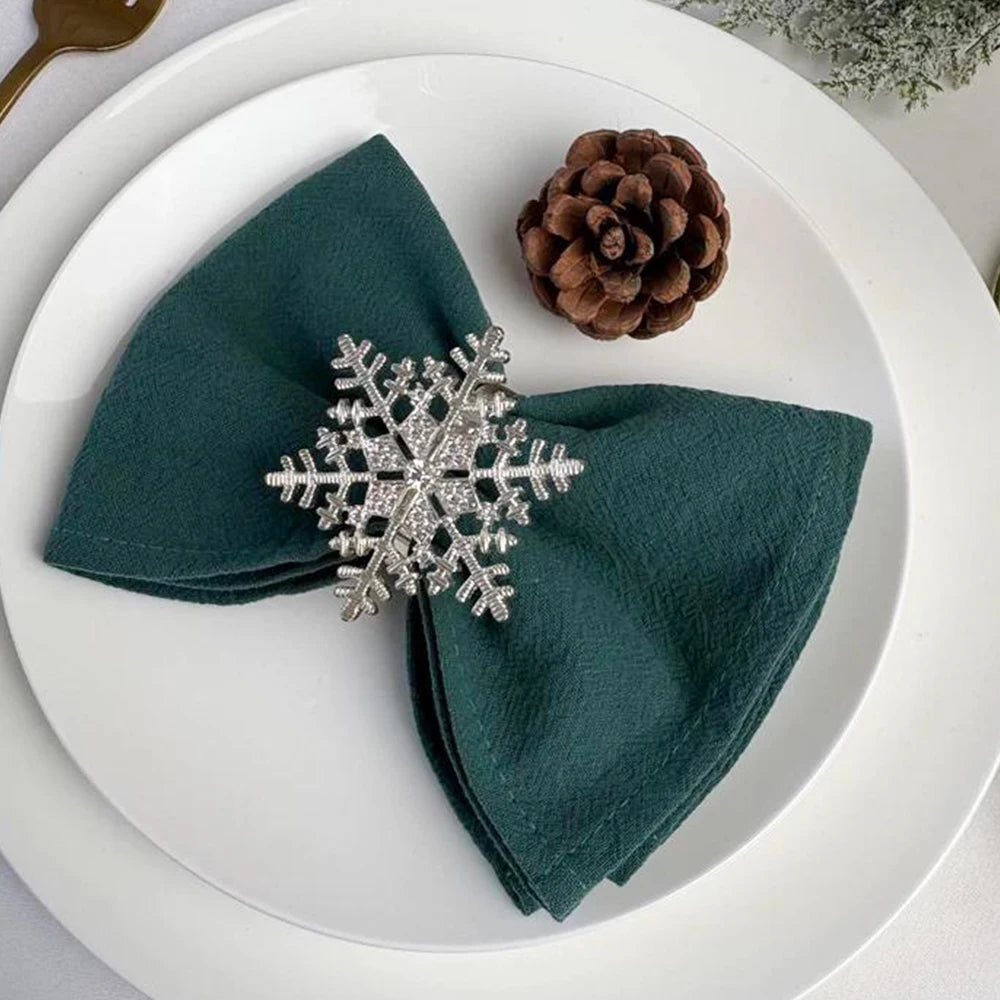 Set of 6 Cotton Dinner Cloth Napkins 30x45cm Soft Washable Perfect for Weddings Parties Christmas Birthdays and Family Gathering