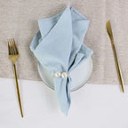 4PC 30X45CM Wedding Cloth Napkins Sage Green Cotton Fabric  Dinner Kitchen Tea Towels Table Design Mat Christmas Decoration