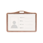 1 Pcs Aluminum Alloy Card Cover Case Bank Business Work Card Holder with ABS Retractable Badge Reel Credit ID Card Badge Bag