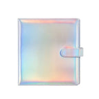 3-Ring A5 Binder Photo Album Photocard Holder Scrapbook with Cotton Padding, High-Gloss Surface for Pokemon Yu-Gi-Oh Card Album