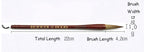 Wooden Writing Brushes Wolf Hair Traditional Chinese Calligraphy Painting Practice Festival Couplets Regular Script Supply