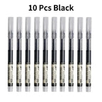 10 Pcs Color Gel pens.Quick Drying Large Capacity，0.5mm, suitable for Students, Note-taking, Marking, Drawing, Bookkeeping.