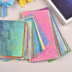 50Pcs Metallic Pearl Cardstock Paper Shimmer DIY Shiny Craft For Wedding, Scrapbook, Craft, Cards Party Decoration