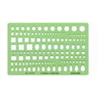 Jewelry Design Template Diamond Gemstone Drafting Ruler Kit Formwork Rulers Professional Designer Tools Supplies T-777-1 T-777-2
