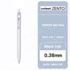 uniball ZENTO Standard 0.38/0.5mm Gel Pens,Water-Based Smooth Writing Roller Ball Pens Fit for a variety of occasions Stationery
