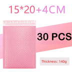 100/1 PCS Pink Poly Bubble Mailers Padded Envelopes Self Seal Padded Envelopes Gift Bags Packaging Envelope School Supplies