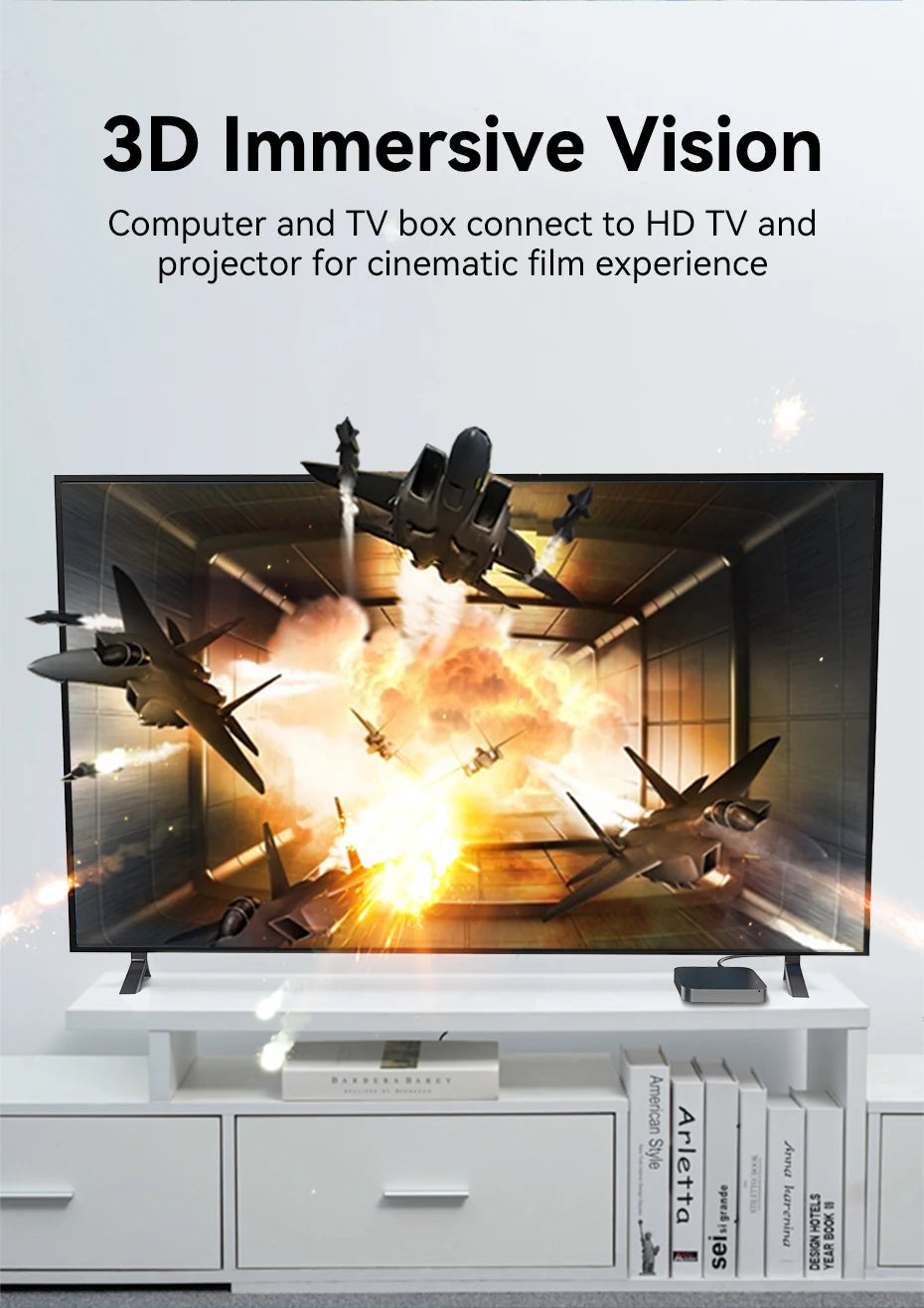 Vention HDMI-Compatible 2.1 Cable 8K/60Hz 4K/120Hz for Xiaomi Mi Box PS5 Dolby Vision 48Gbps HDMI-Compatible 8K HDMI 2.1 Cable
