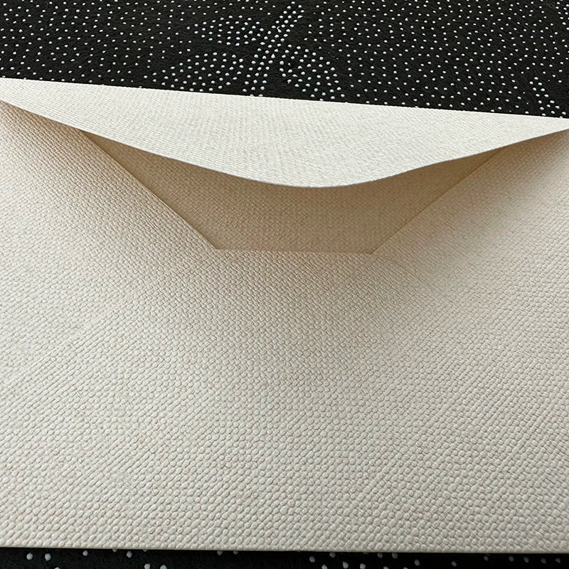 30pcs/lot Thickened Linen Texture Pattern 17.5x12.5cm White Envelope Retro for Invitations Postcards Wedding Business Letters