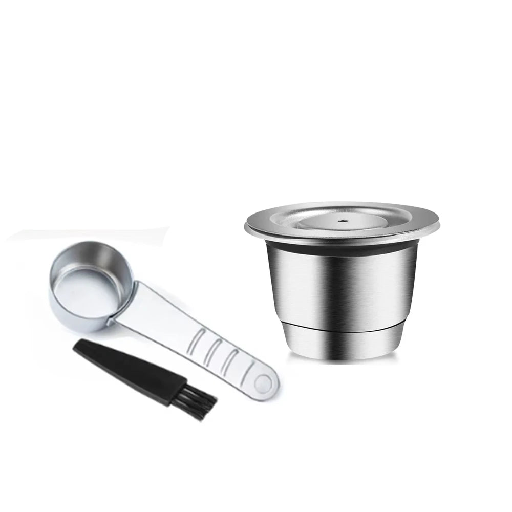 Coffee capsule reusable pods for Nespresso stainless steel coffee filter Espresso Crema pod manufacturer's new upgrade