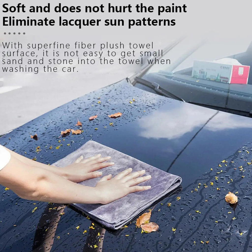Clearance_Car Wash High End Microfiber Towel Car Cleaning Drying Cloth Car Care Cloth Detailing High Water Absorption Car Wash T