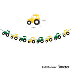  Green Tractor Birthday Party Supplies Farm Tractor Paper Plates Cup Napkins for Tractor Birthday Party Decoration Supplies