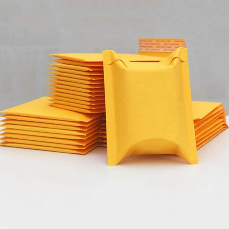 30PCS/Lot Kraft Paper Bubble Envelopes Bags Different Specifications Mailers Padded Shipping Envelope With Bubble Mailing Bag