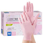 50/100PCS Ultra-soft Disposable Latex Gloves Waterproof with Touch Screen Kitchen Gloves Household Cleaning Gloves