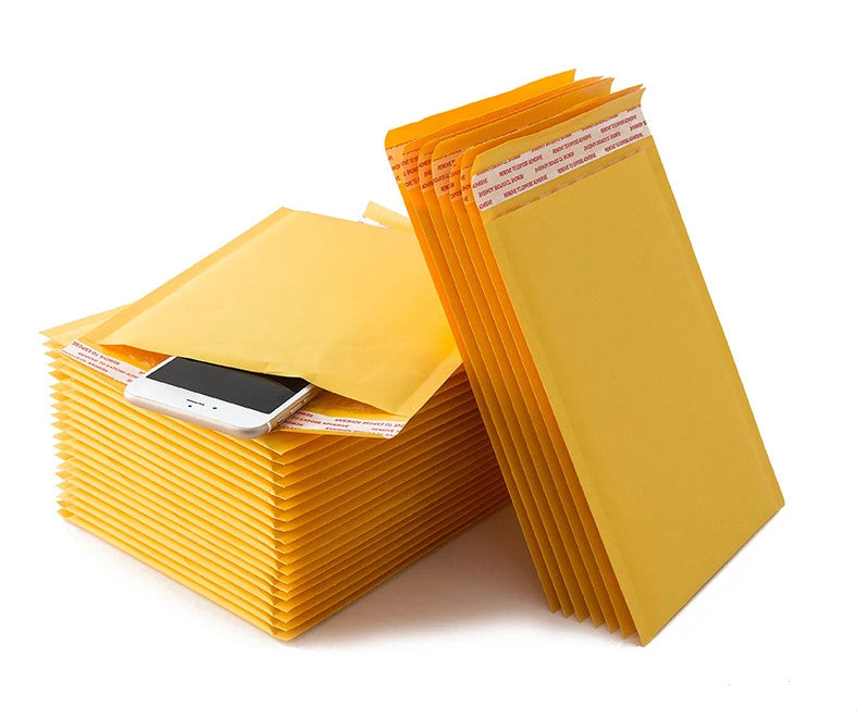 30PCS/Lot Kraft Paper Bubble Envelopes Bags Different Specifications Mailers Padded Shipping Envelope With Bubble Mailing Bag