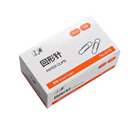 100Pcs Nickel-Plated Paper Clips Rust-Proof Thickened Office Supplies for Organizing And Binding