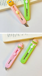 1Pc Creative Art Knife Cute Cartoon Express Delivery Artifact Portable Paper Cutter Hand Account Knife Letter Opener Sword
