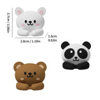 Cute Cartoon Desktop Cable Organizer Managers Self-Adhesive Winder Wire Cord Management Earphone Data Cable Clips Holder