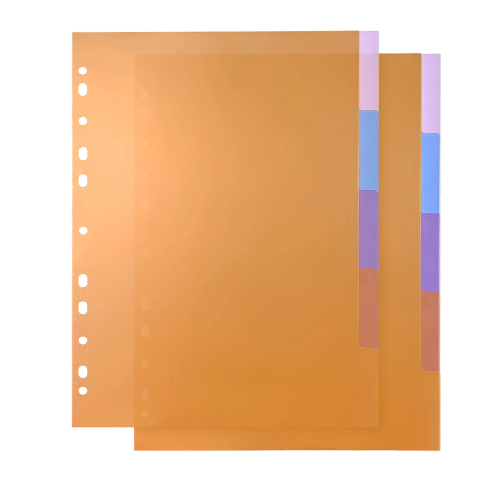 EAGLE Binder Index Dividers A4 Size Index Page for Loose-leaf Notebook Stationery Bookmark School Office Supplies